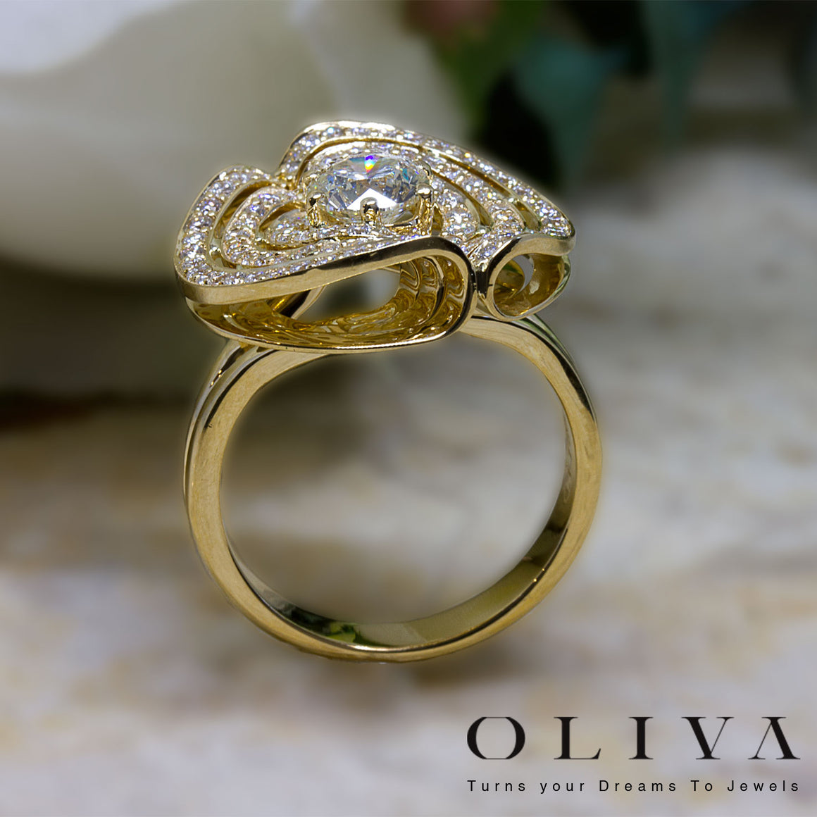 Nature inspired rings By Oliva fine Jewelry - Olivacom