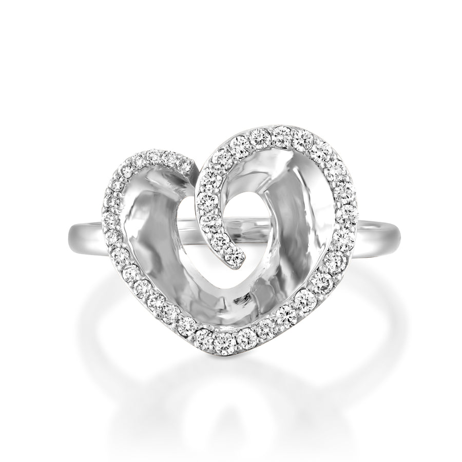R3421ES-Heart diamond ring