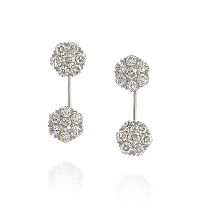 Long Diamond Earrings - 3,241 For Sale on 1stDibs | long drop diamond  earrings, long diamond earrings designs, diamond long earrings