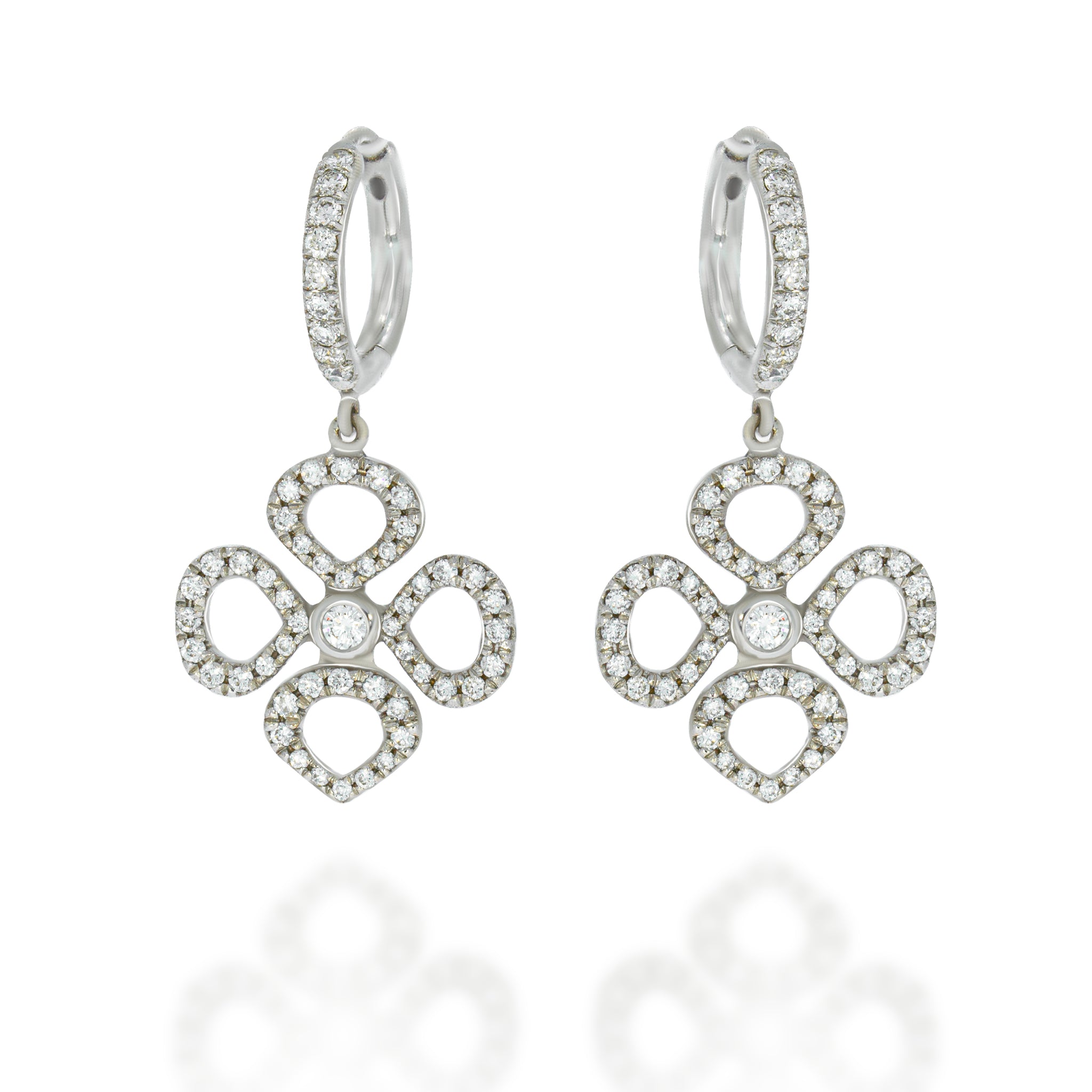 Van Cleef and Arpels Pear Shape Diamond Earrings – Joseph Saidian & Sons