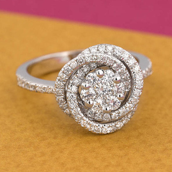 Diamond Ring: Spiral Diamond Ring | Yessayan Best Jewelry Online – YESSAYAN  - LA
