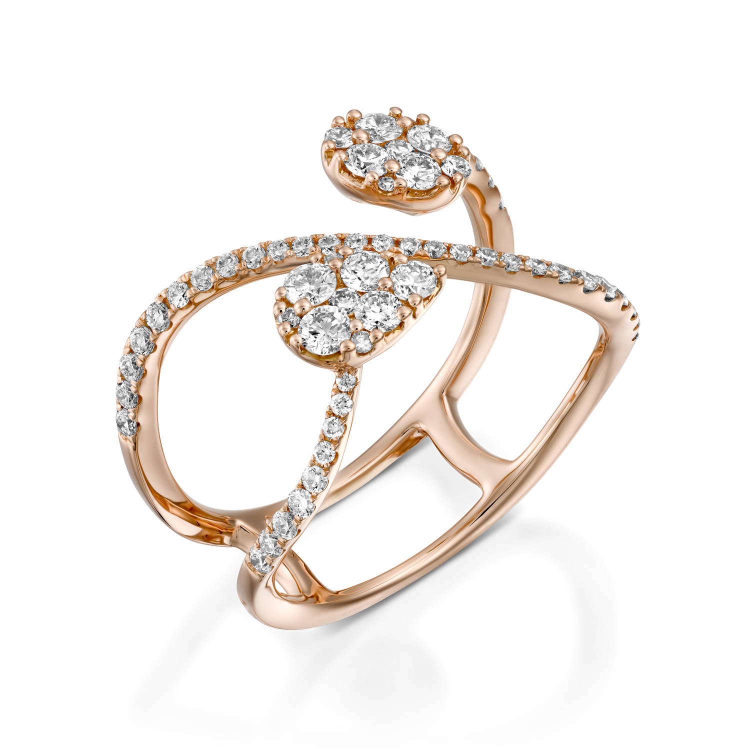 Graceful Diamond Engagement Ring – Arya Jewel House